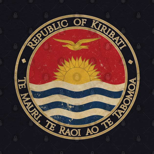 Vintage Republic of Kiribati Oceania Oceanian Flag by DragonXX